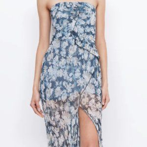 BEC & BRIDGE OPAL STRAPLESS MAXI DRESS SIZE 8 US